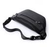 Leather Waist Bag for Men Casual Crossbody Fanny Pack with Adjustable Belt