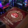 Crystal Velvet Rug Aberdeen FC Print Custom Name Text Floor Mat Home Decor