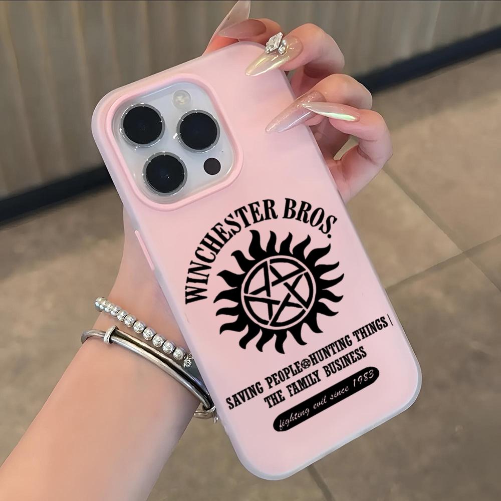 Supernatural Tv Show Phone Case Soft Matte Candy For IPhone 17 16 15 14 Pro Max Plus 13 12 11 Transparent Bumper Cover