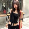 Summer ins pure desire sexy bow lace-up tube top women's summer slim-fitting slim-looking bottoming chest-wrapped top