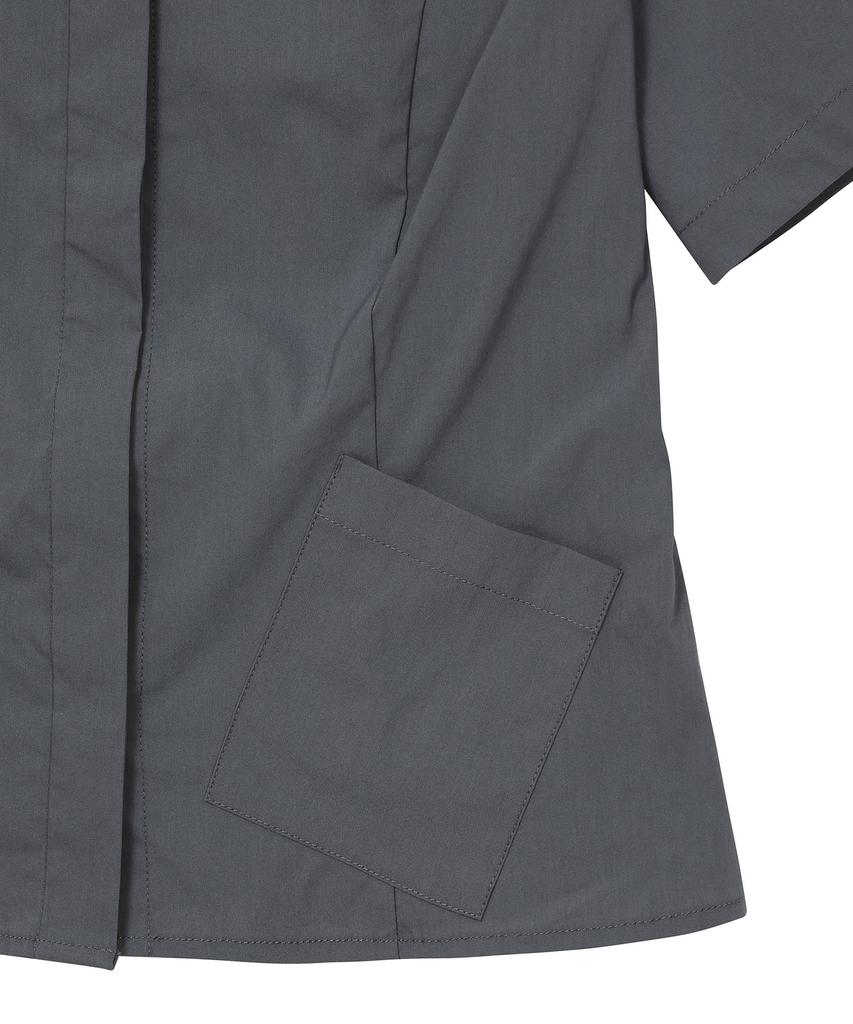 Hanahi Under Pocket Half Shirts Gray