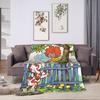 P-Pumuckl Coperta Morbida Comoda Moda per Arredamento Casa Picnic Flanella Copriletto Coperta da Letto