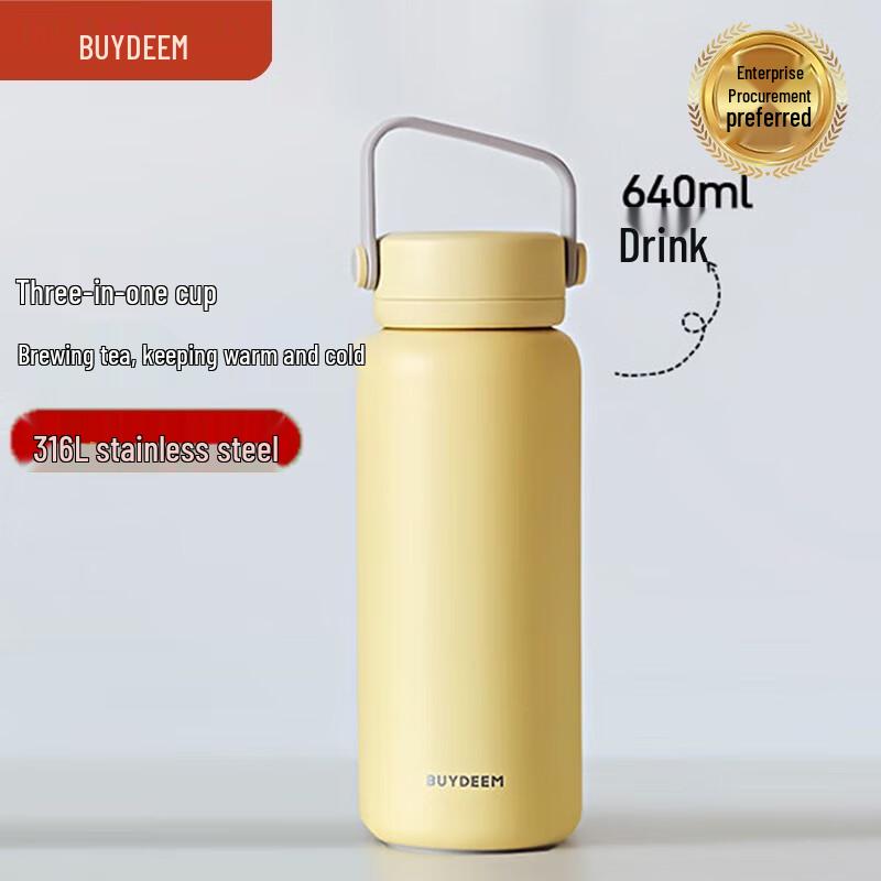 Buydeem Large Capacity Insulated Tea Infuser Bottle