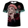 T-Shirt für Damen und Herren, Sommerkleidung, Fitness, Jujutsu Kaisen, Rundhalsausschnitt, Übergroßes Herren-T-Shirt, neue Herren-T-Shirts, Tops