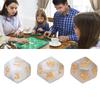 9PCS Polyhedral Dice Set Waterproof Plastic Lightweight Portable Table Gaming Dices for Travel Picnic