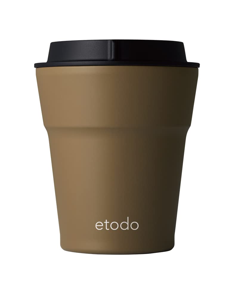 

Tenma mug bottle etodo Easy to wash mug bottle Dishwasher safe Mocha 250ml