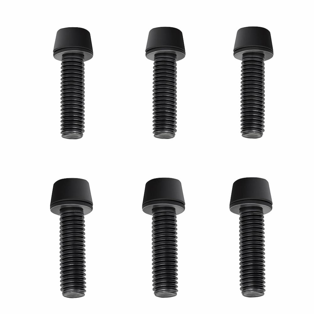 6 Pcs with Washer Handlebar Screws M5*18mm Bike Stem Bolts Durable Bike Stem Screws  Bike Accesssory