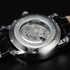 Forsining Fashion Men'S Casual Hollow Mechanical Movement, Automatic Mechanical Watch