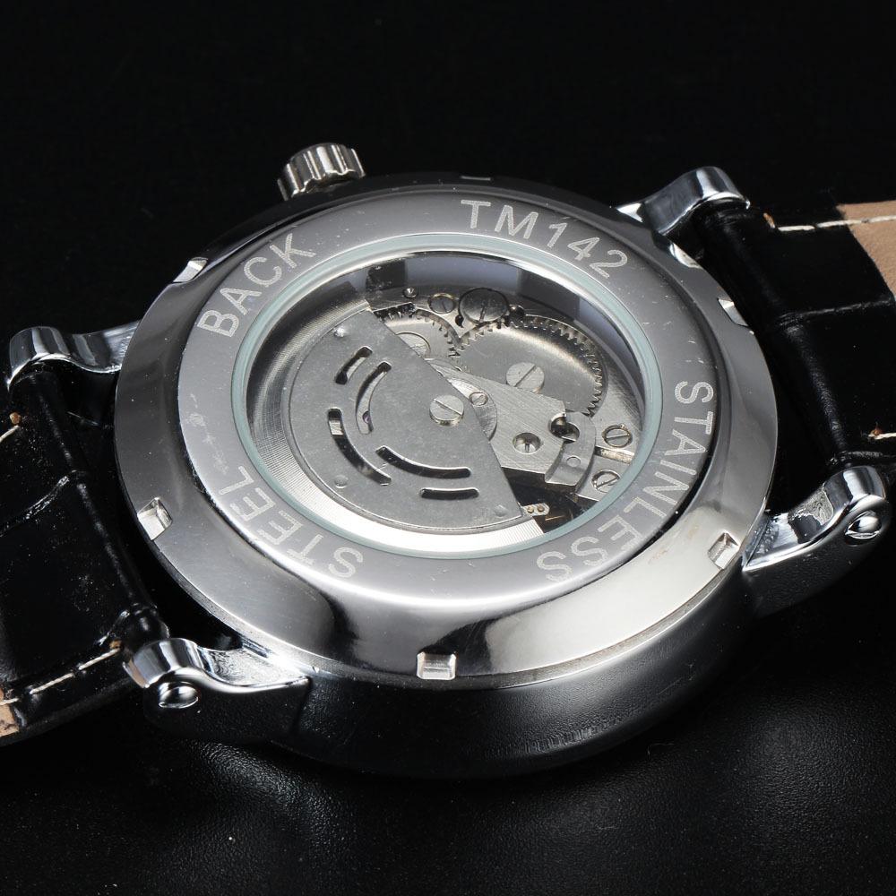 Forsining Fashion Men'S Casual Hollow Mechanical Movement, Automatic Mechanical Watch