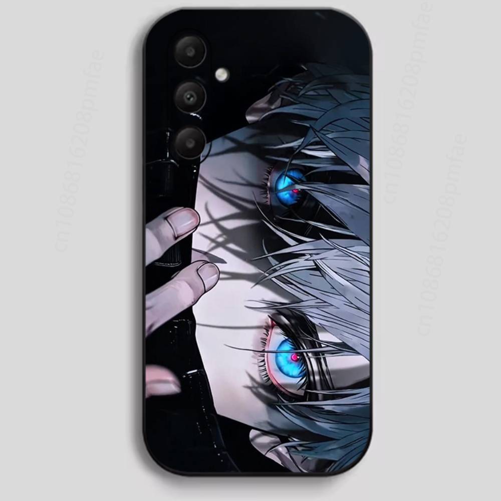 J-Jujutsu K-Kaisen G-Gojo Phone Case For Samsung Galaxy A13,21s,22,31,32,40,52,71,A91 Soft Black Shell 1 Samsung A7
