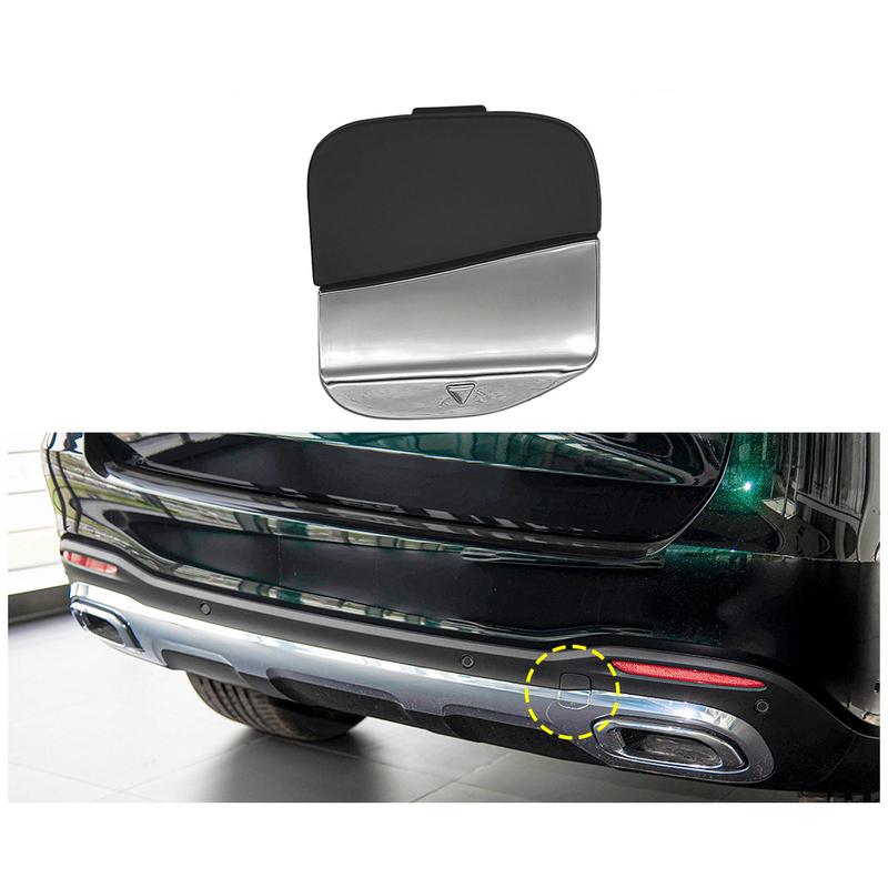 For Mercedes Benz W167 Rear Trailer Cover GLS Level GLE Rear Bumper Towing Hook Hole Cover Plate 1678852703  -