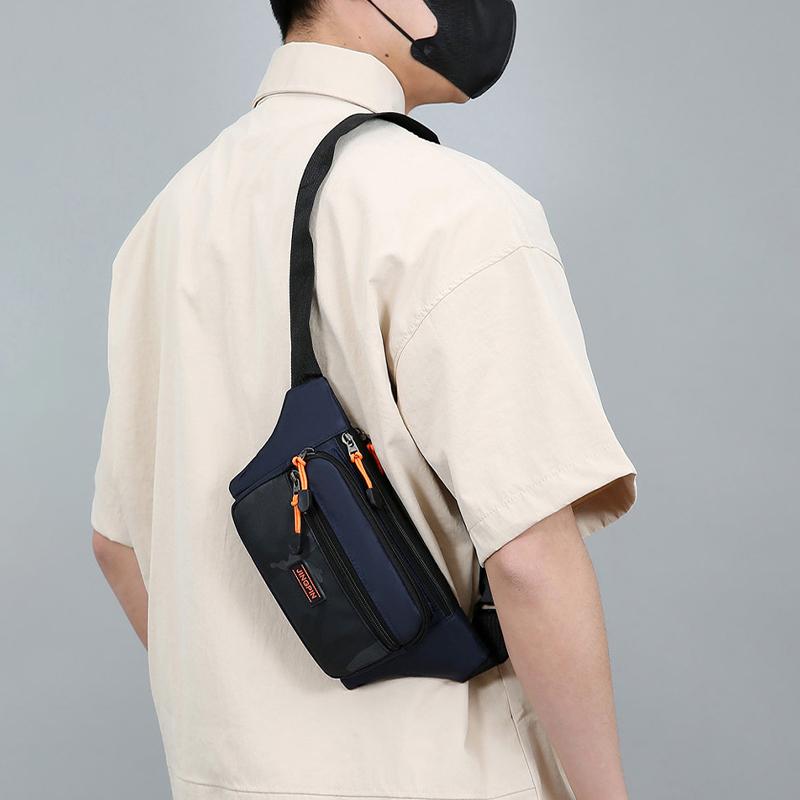 Men Waist Bag Multi-Functional Sports Waist Bags Fitness Anti-Theft Mobile Phone Waist Pack Chest Bag Close Fitting Waist Bags