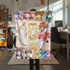 Cardcaptor Sakura splicingPrint Flannel Blanket, High Quality Comfortable for All Seasons, Home Decor, Warmth and Comfort