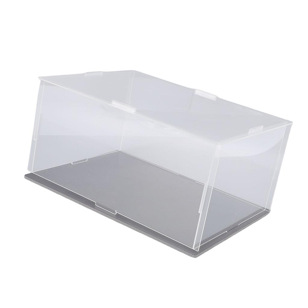 Acryl Vitrine Selbstmontage Staubdichte Ausstellungsbox für Sammlerstücke Actionfiguren Puppen Spielzeug Heimaufbewahrung