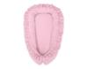 Baby cocoon playpen swaddle Premium with ruffles MY SWEET BABY - pink