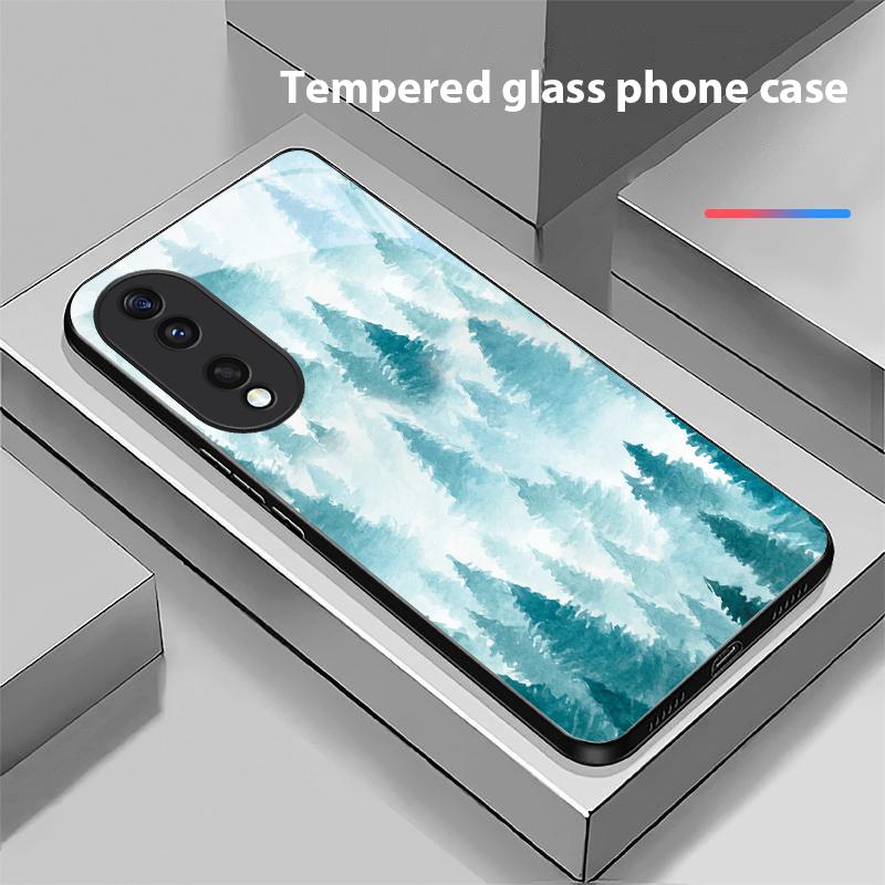 Ink Landscape Painting For Honor X6 X9c X9 X6b X8a X8 X9b X5b Plus X8b X5 Plus X30 X9c Smart X5b X9a X30 X50i Glass Phone Case