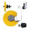 For 3D Printer P1S X1C Hardened Steel Helical Gear Extruder Gear Metal Helical Gear Assembly