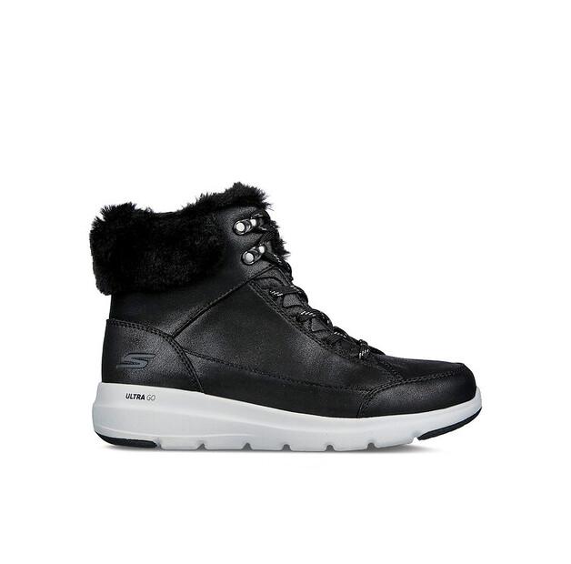 Skechers Glacial Ultra Cozyly Ankle Boots, 144178/BLK, Black