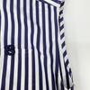 sacai 23-06505 23 Stainless Steel Blue x White Thomas Mason Striped Short Sleeve Shirt tops 1 Blue x whiteUsed