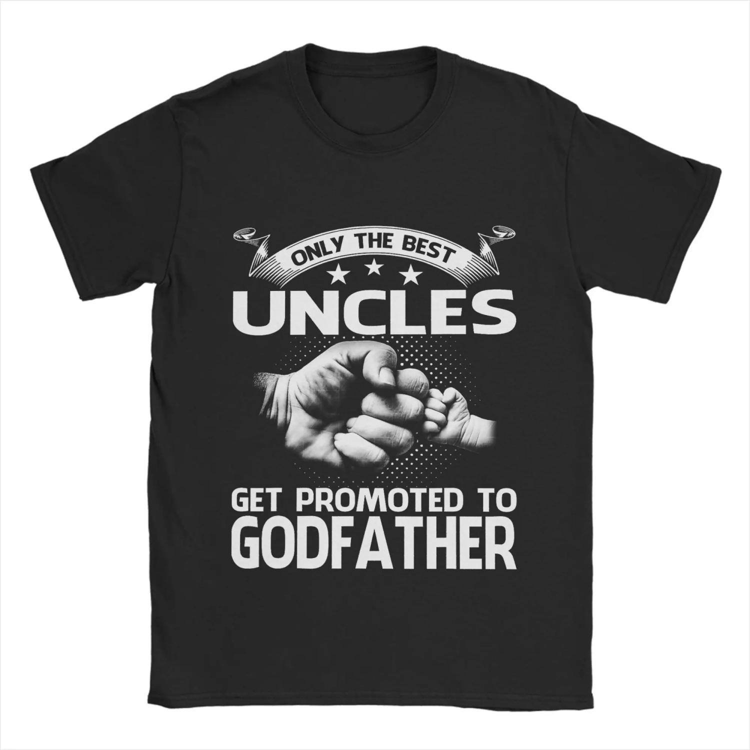 

Vintage T-Shirt Summer Uncle Godfather Legend Trending T Shirts Tee Shirt for Male Y2K Retro Printed Short Sleeve Top Tees S чёрный