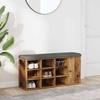 Shoe Bench Old Wood 102X32X50 Cm Glued Wood