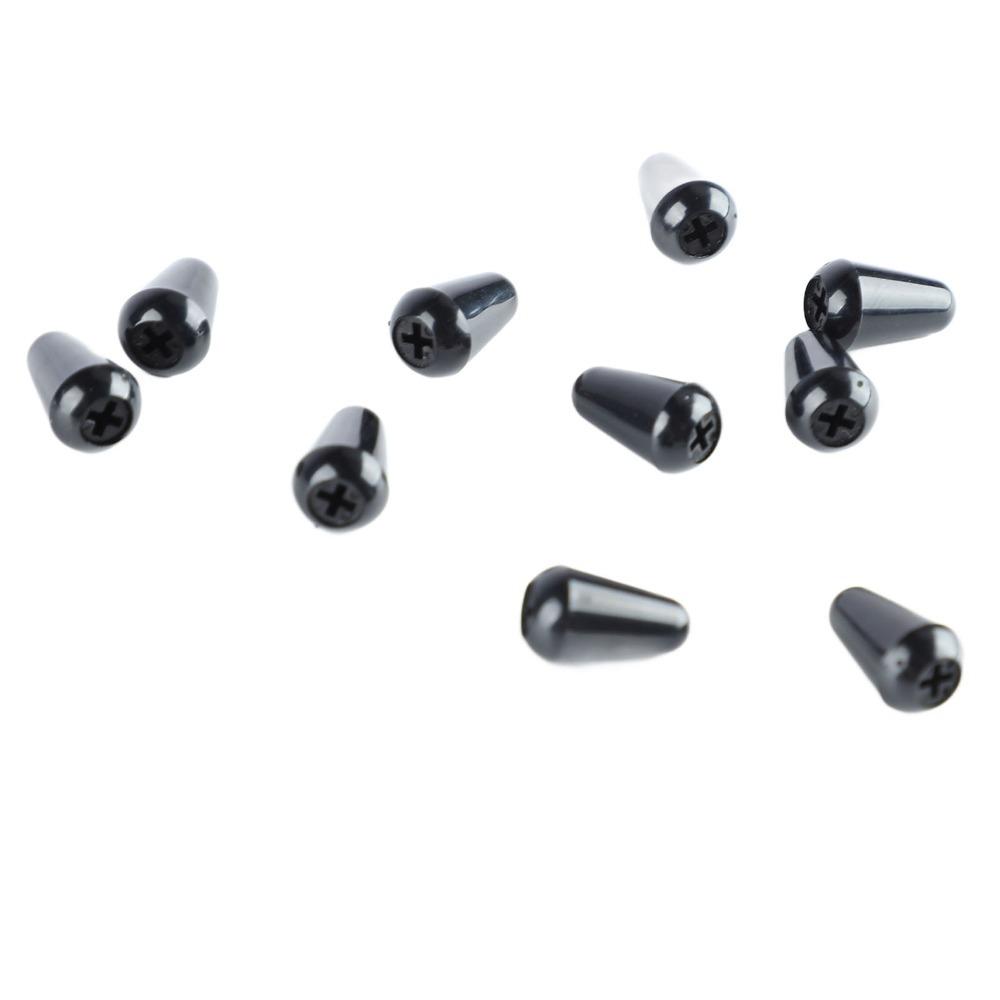 20PCS White/Yellow/Black Guitar Toggle Switch Tips Plastic Guitar Accessories  Guitar Accessories