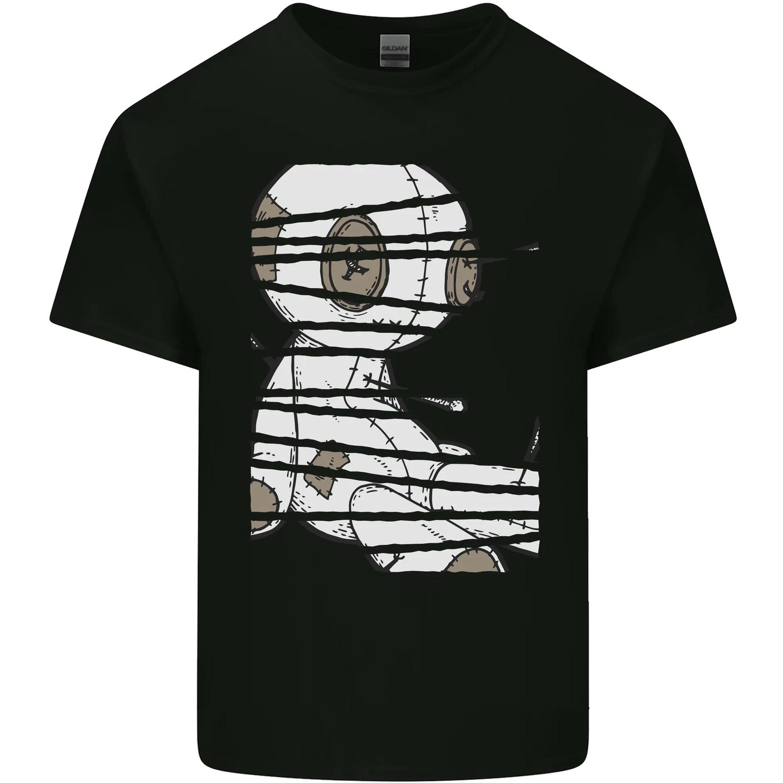 Voodoo Doll Evil Spirits Dark Magic Halloween Kids T-Shirt Childrens S
