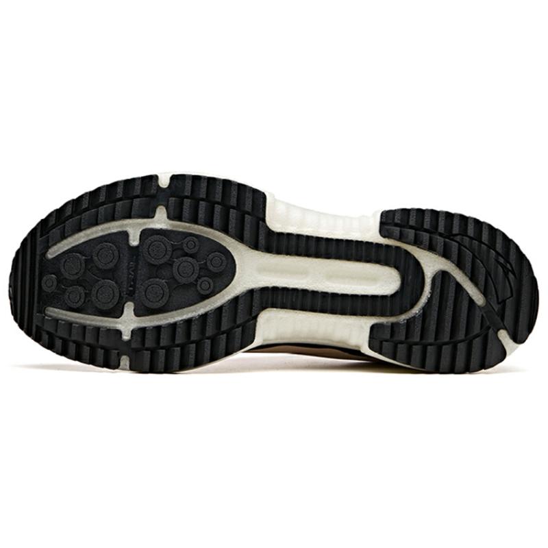 Anta Running Collection Bubble Low-Top Running Shoes Men's Oatmeal Gray Black Sneakers