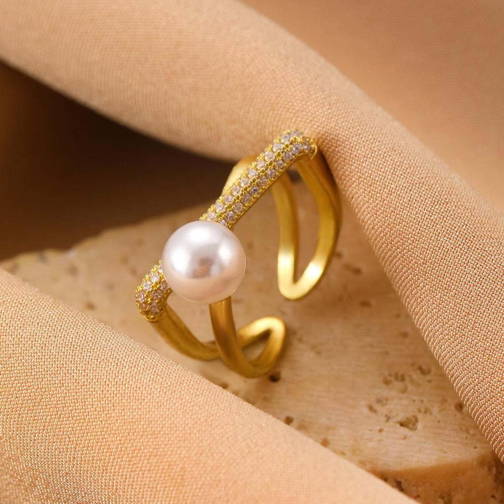 High-End Cross-Border Fashion Bow Ring for Women - European & American Style Open Index Finger Accessory