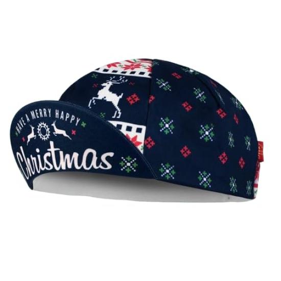 

Bellow Cyclist Christmas Cycling Medium Cap,
