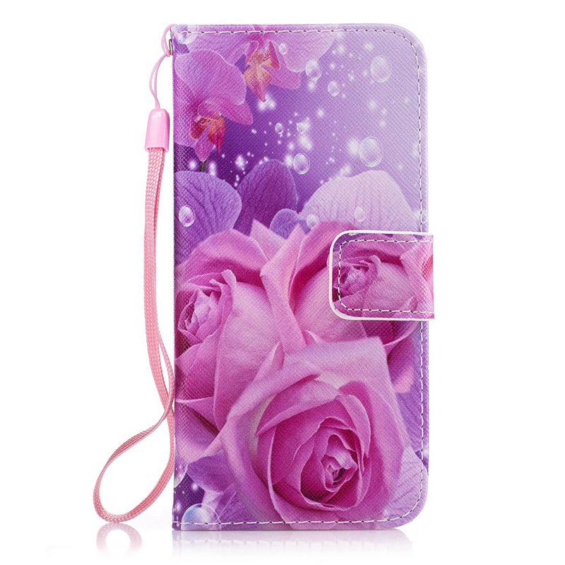 Custodia a portafoglio con fibbia magnetica a libro stile libro con porta carte per iPhone Samsung Xiaomi Redmi