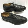 80s Vintage FLORSHEIM Kenmoor Wingtip Business Shoes Black Size Approx. 28.529.5