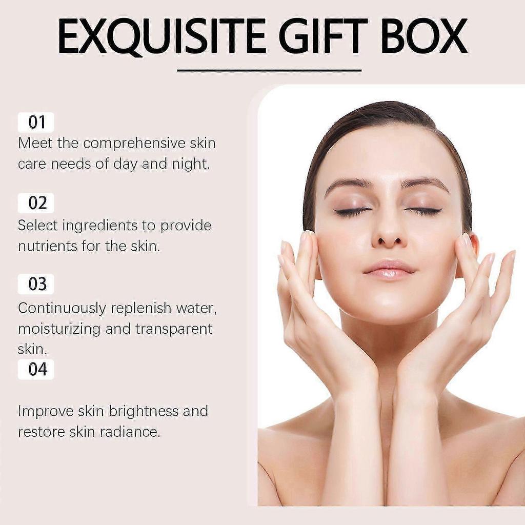 Skin care gift box, moisturizing skin care set, firming anti-aging, restoring skin elasticity, daily skin care set