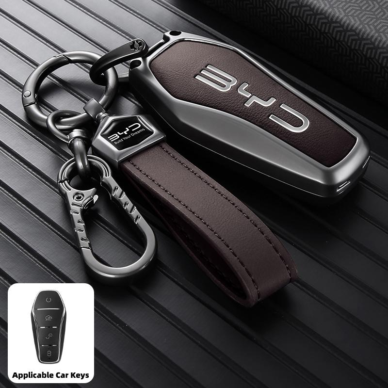 Car Key Case For Byd Qin Plus Ev Car Key Case Song Pro Dmi Tang Seal Dolphin Han Ev And Yuan Plus Car Accessories Interior Shell