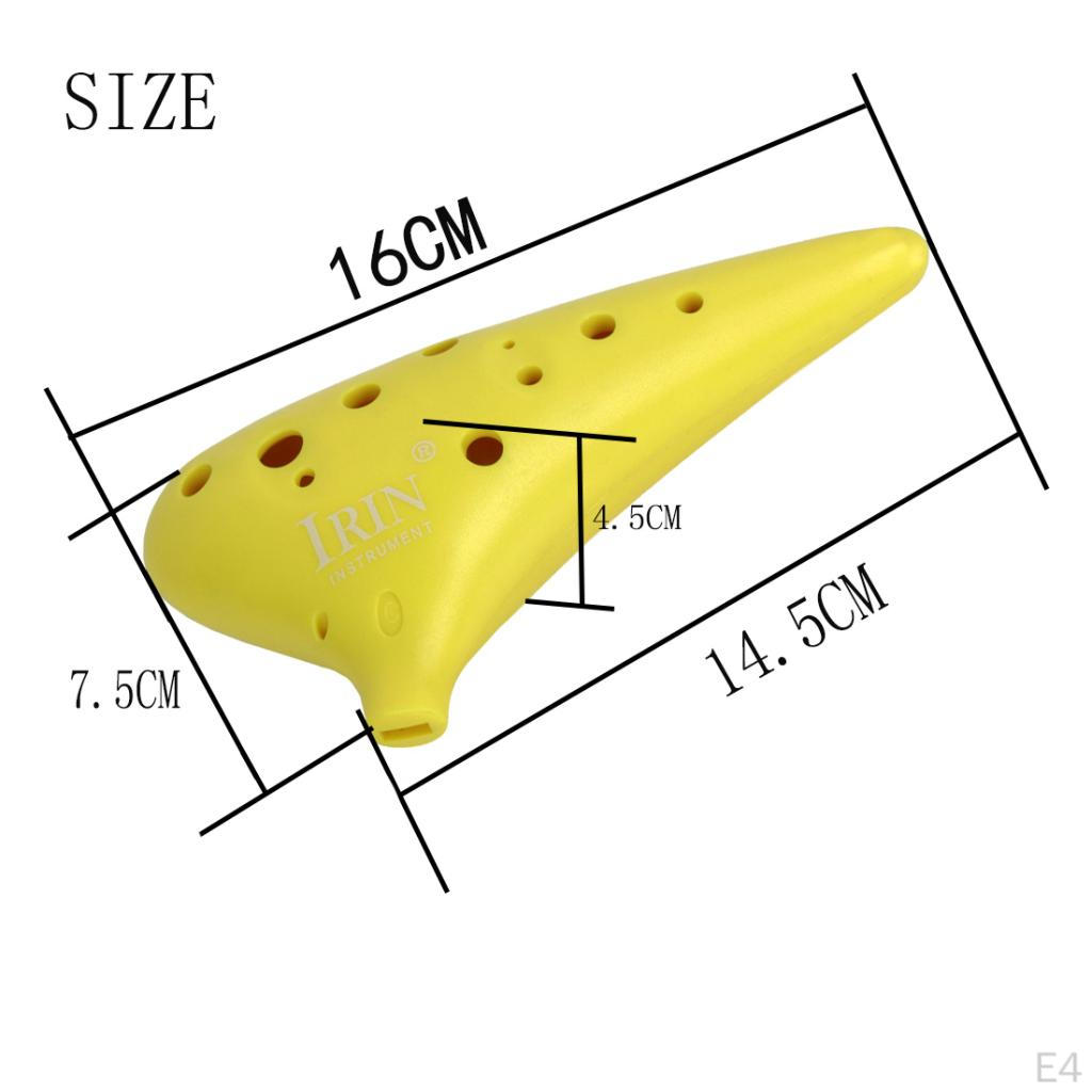 IRIN12 Hole C Tone Ocarina + National Style Package +Strap +Color Bag