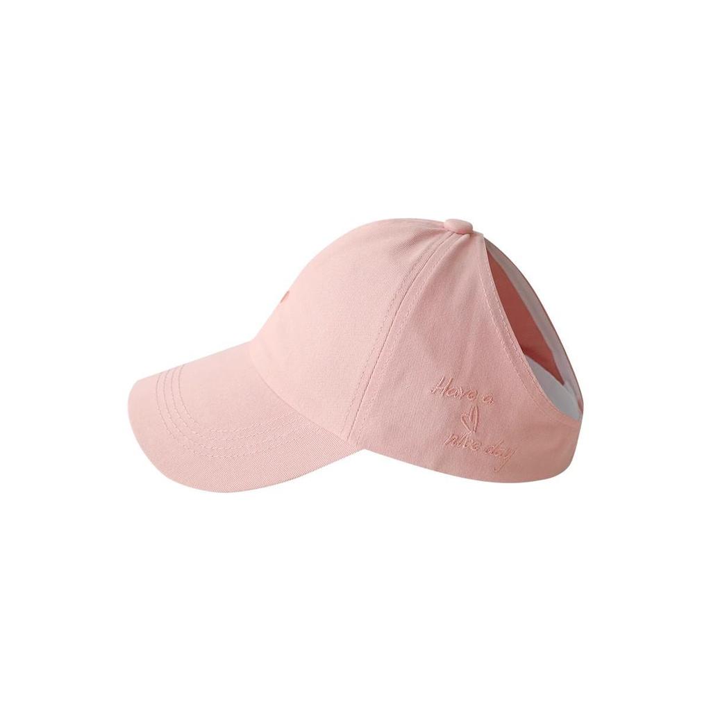 Women's Summer 2024 Ponytail Sun Hat: Open-Top Baseball Cap for Outdoor Sun Protection