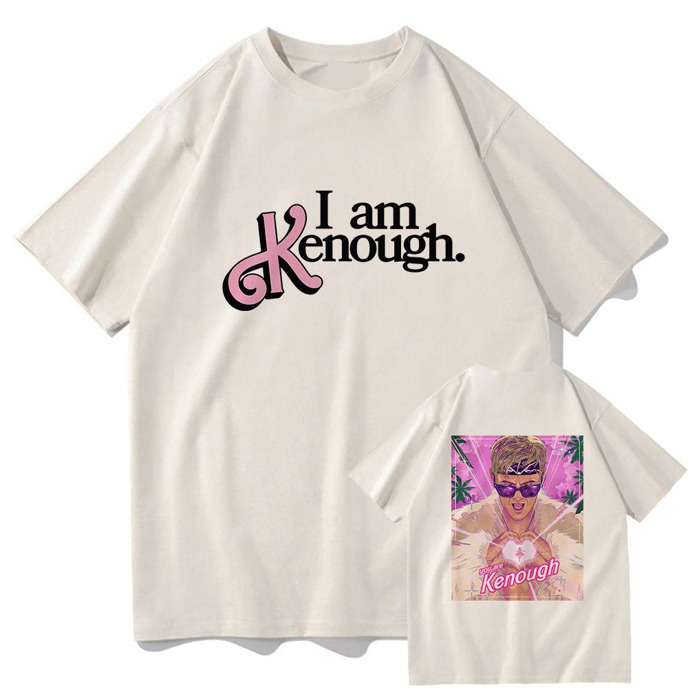 Tričko I Am Kenough Móda Unisex / Dámské Estetické Kawaii Tričko You are Kenough Unisex Trička Trička s pískovou bavlnou Koreje
