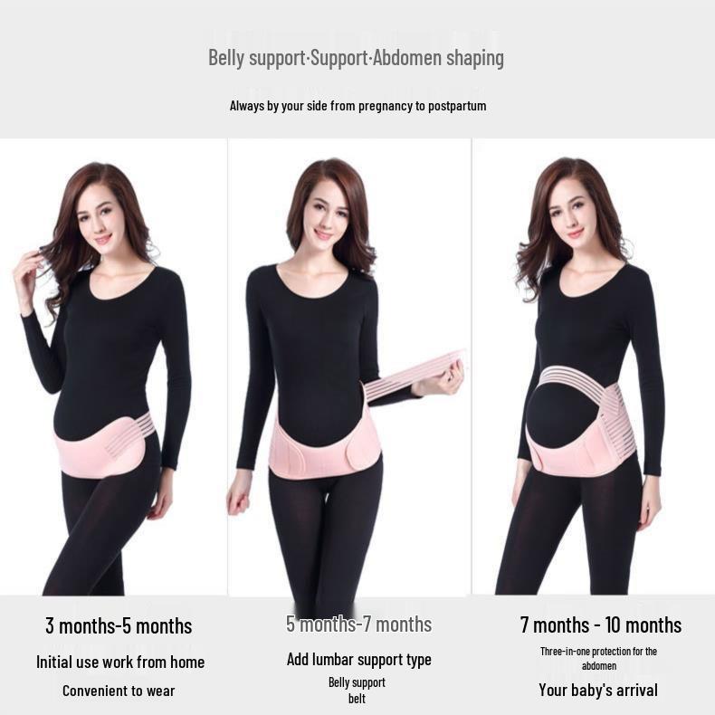 Breathable Adjustable Maternity Belly & Back Support Belt