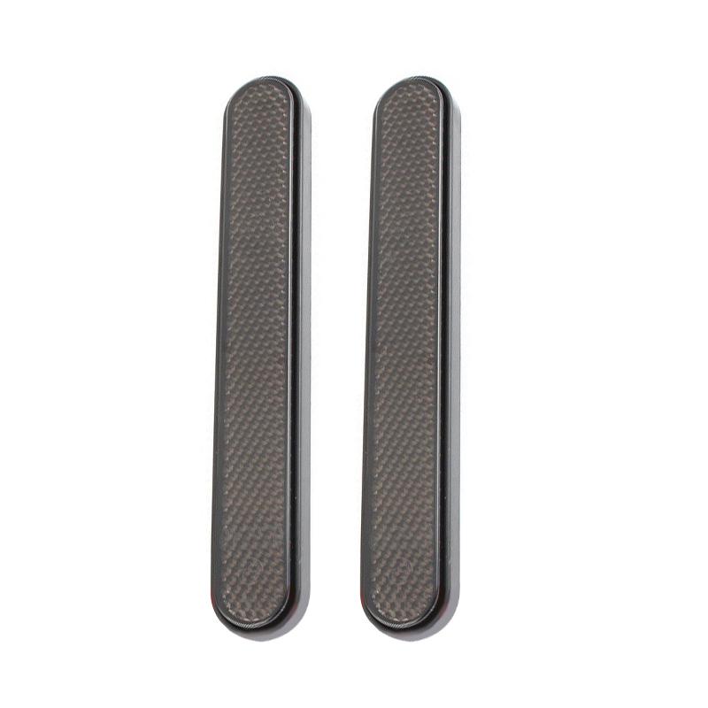 1Pair Motorcycle Long Oval Reflector Front Fork Reflective Sticker Warning Sign Front And Rear Mudguard Reflectors Car Accessory