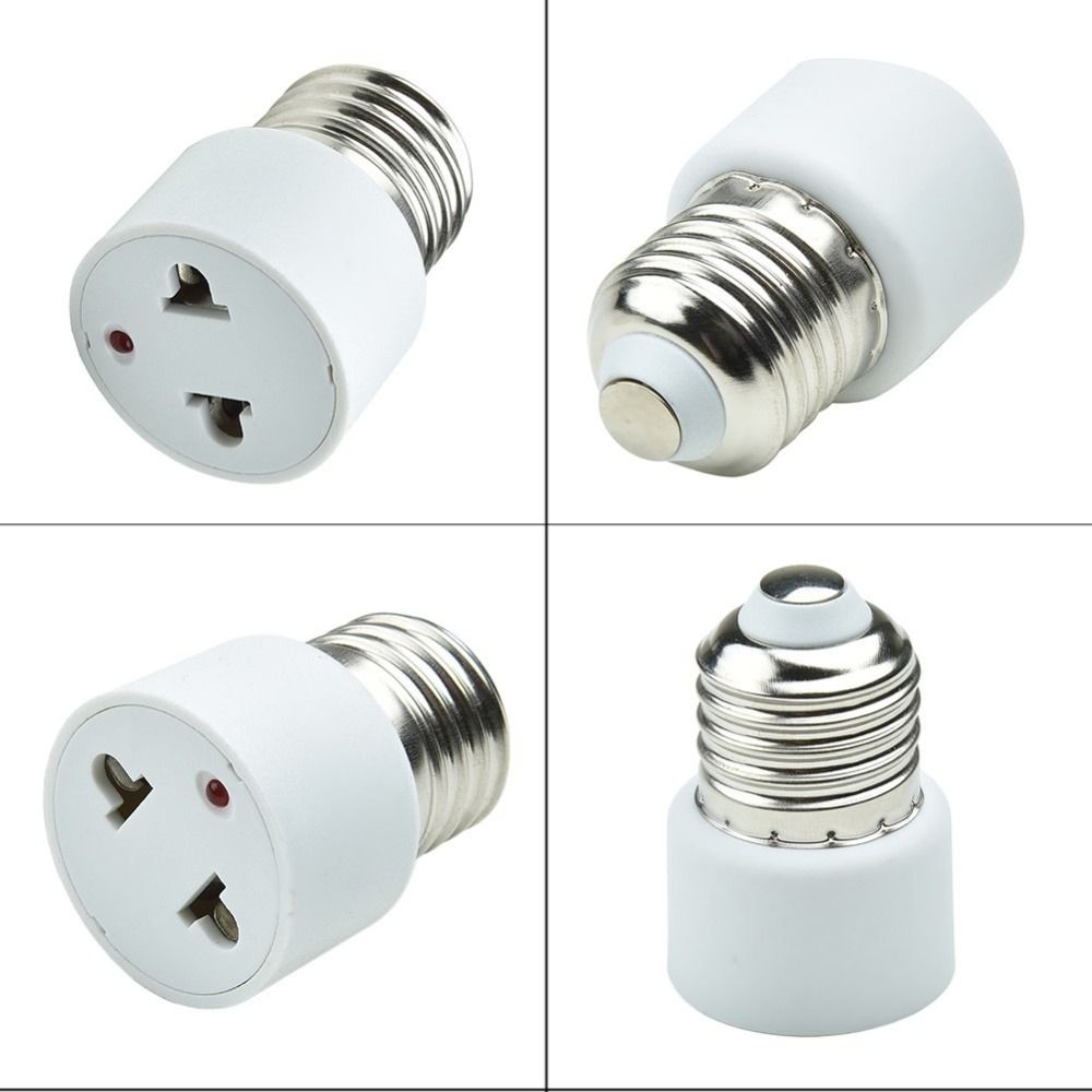 Light Fixture EU Plug E27 Bulb Lamp Holder Convert Lamp Holder Bulb Base Lamp Socket Adapter