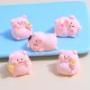 Cerdo Gordo 3D Dibujos Animados Resina DIY Llavero Colgante Accesorios