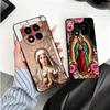 Virgen Mary Virgin De Guadalupe Soft Phone Case for Xiaomi Redmi Note 12 13 14 15 Pro Plus 11 12S 11S 11T 10 4G Black Cover Back