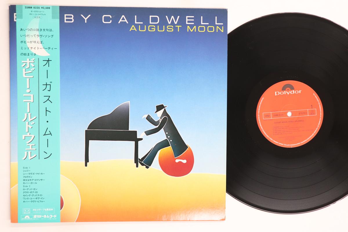 

LP Record BOBBY CALDWELL August Moon 25MM0325 POLYDOR 1983 Japan Obi Rock Used