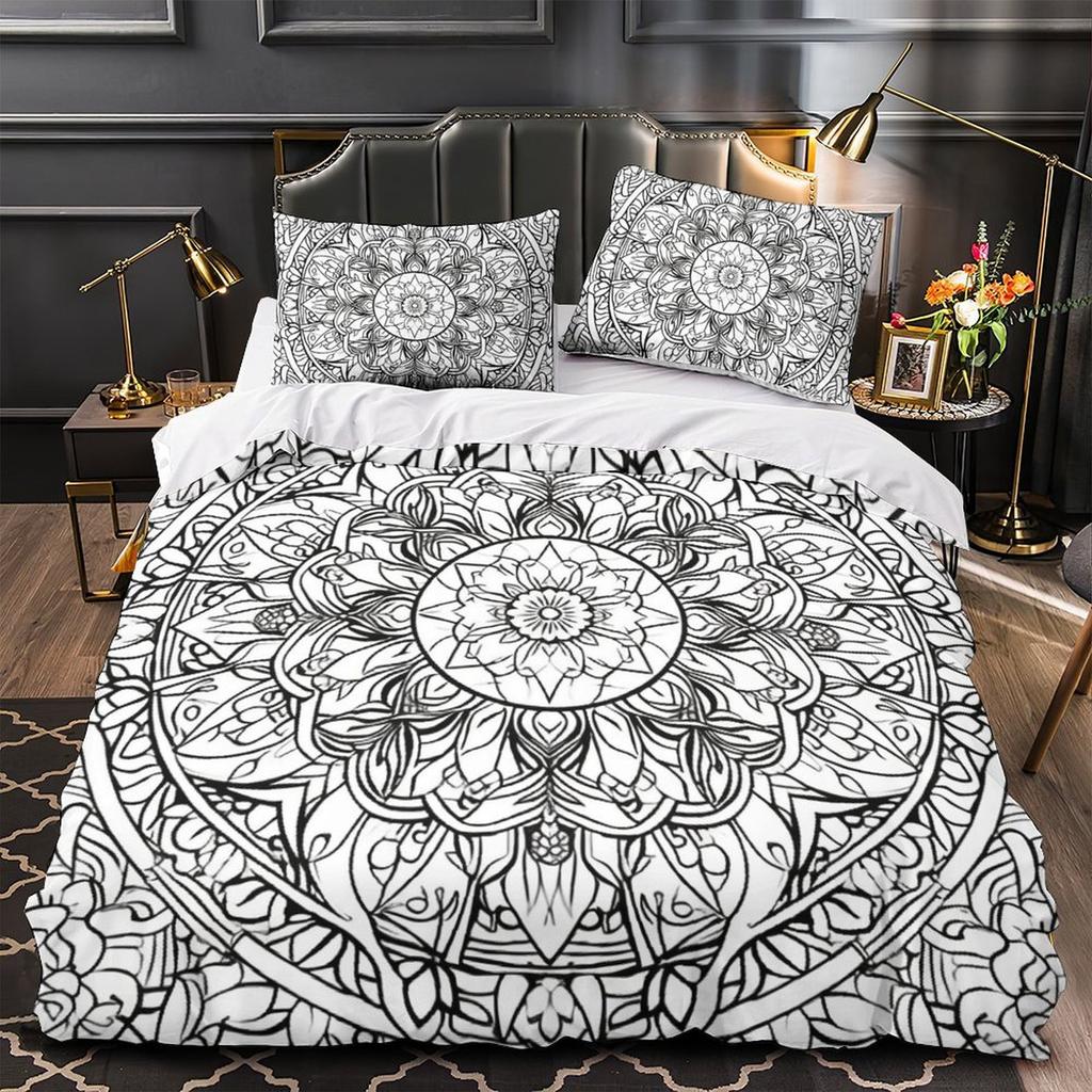 3D Digital Printing Bedding Two Or Three-Piece Set Bohemian Series Polyester