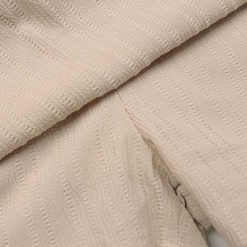 Yiyi Women's Summer Textured Solid Color Skort with Irregular Hem