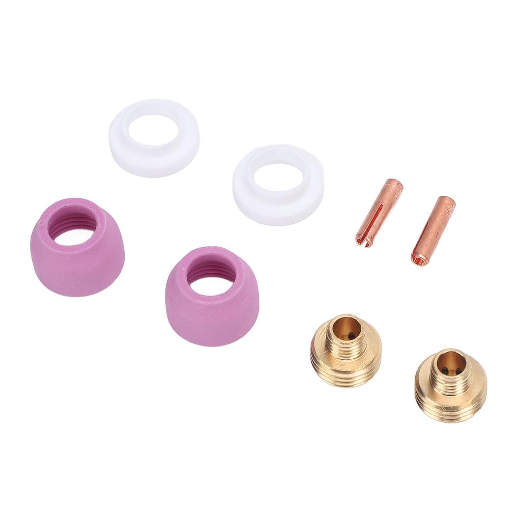 Schweißbrenner 2,4mm Anschluss 2,4mm Elektrodenklemme Keramikdüse PTFE Frontabdeckung Schweißbrenner