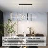 Nordic Minimalist Long Strip Pendant Light for Modern Dining Room or Bar