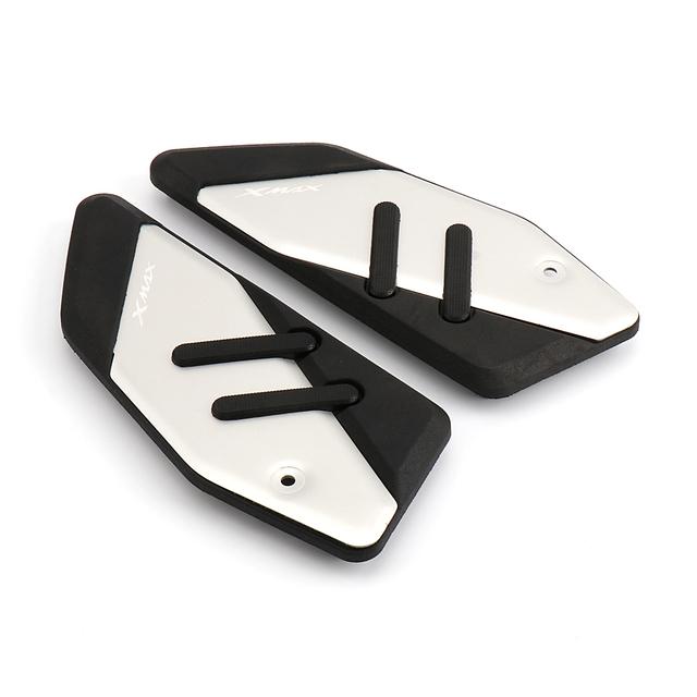 New XMAX300 Motorcycle Footrest Foot Rest Pads Pedal Plate Board Pedals For YAMAHA XMAX125 XMAX250 XMAX400 X-MAX 125 250 300 400