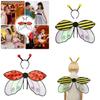 Costume Halloween Wings Headband Red Ladybug Yellow Bee Holiday Party Dress Up