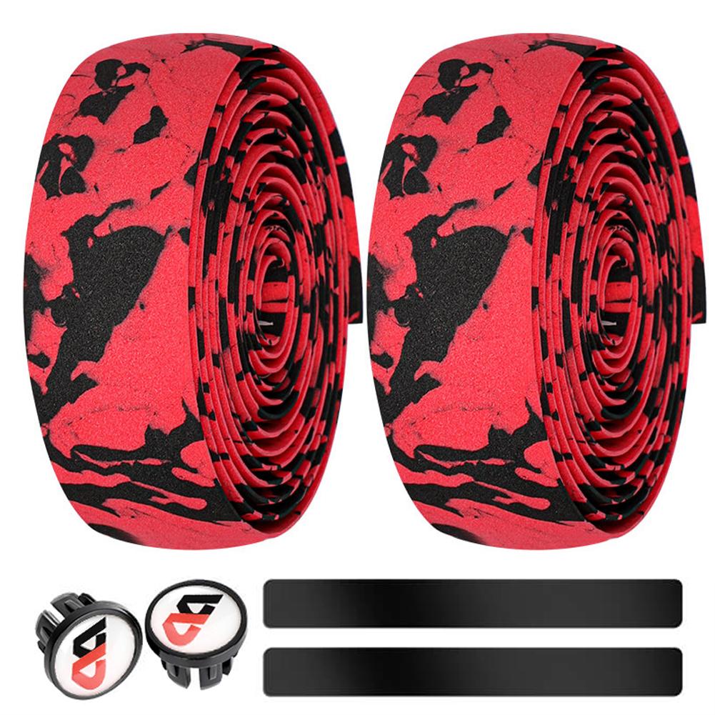 6 Stück Rennrad-Lenkerband, Fahrrad-Lenkerriemen, Klebebänder, rutschfeste Lenkerwickel, Befestigungsbänder, Lenkerbänder